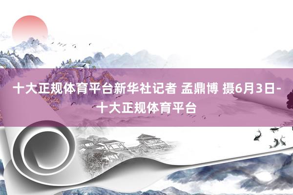 十大正规体育平台新华社记者 孟鼎博 摄6月3日-十大正规体育平台